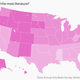 Image for article titled Map: Which US states are the most well read?